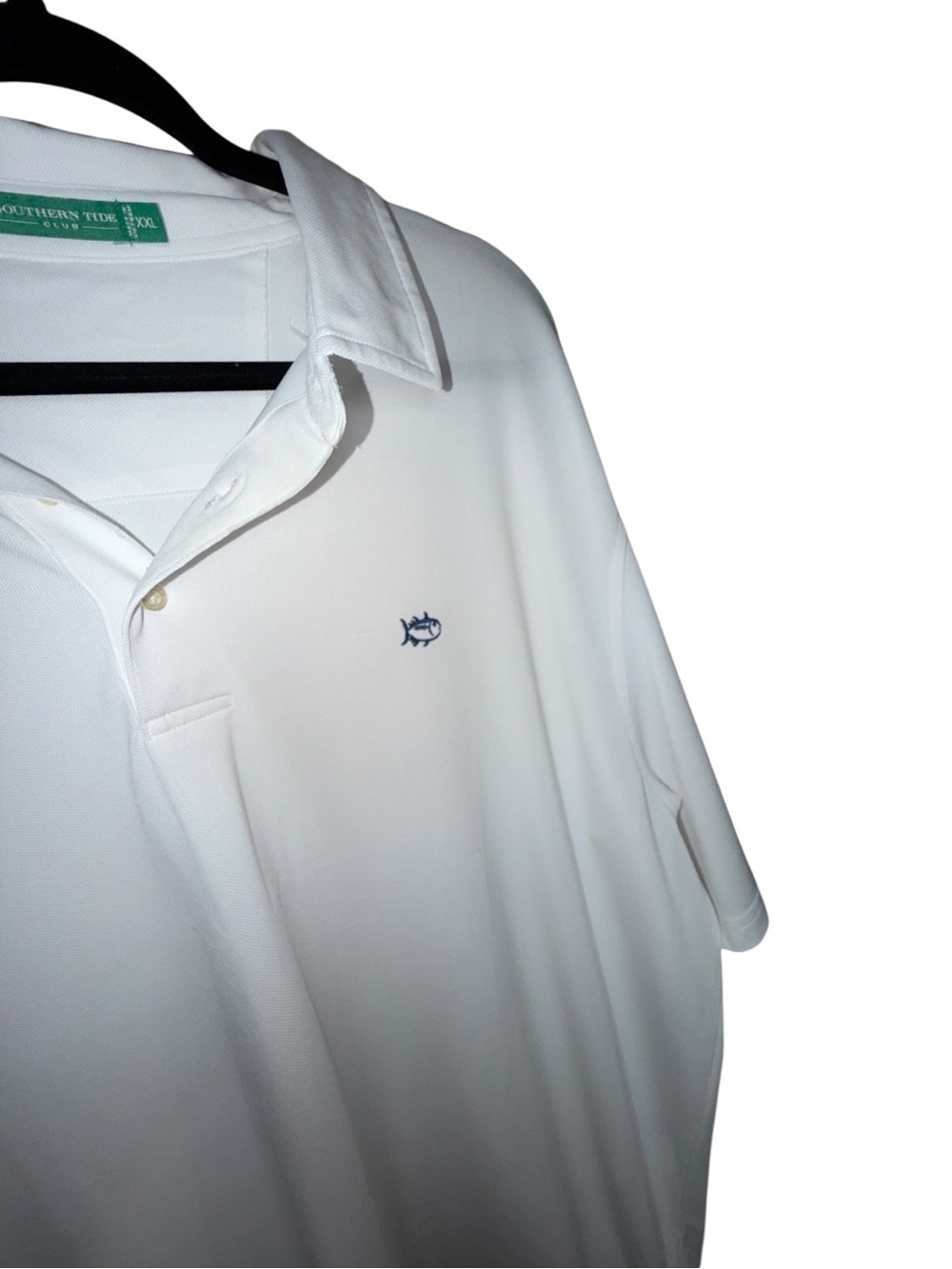 Southern Tide White Short-Sleeve Polo - Picture 3 of 5